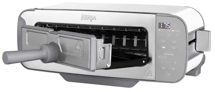 Τοστιέρα Ninja 3σε1 ST200EUWH, 2400W, 7 προγράμματα, ρύθμιση θερμοκρασίας, ψησταριά, απόψυξη, αναθέρμανση, οριζόντια λειτουργία, λευκό