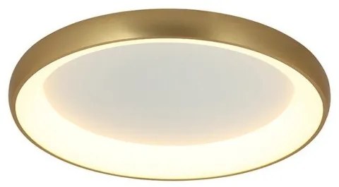 Πλαφονιέρα Φωτιστικό Οροφής 60cm LED 43W IP20 3000K Zambelis-2050-Χρυσό 2050