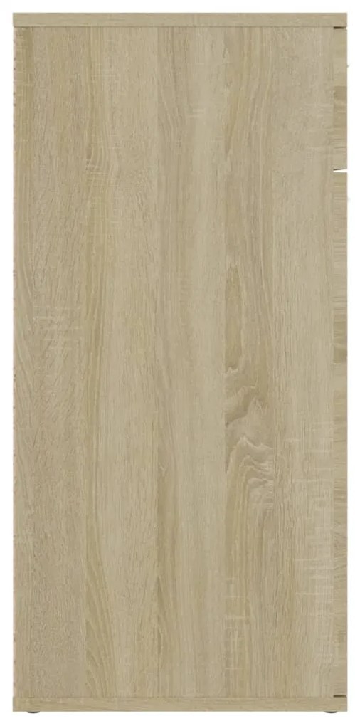 vidaXL Ντουλάπι με Συρτάρι Sonoma Δρυς 80 x 36 x 75 εκ. Επεξ. Ξύλο
