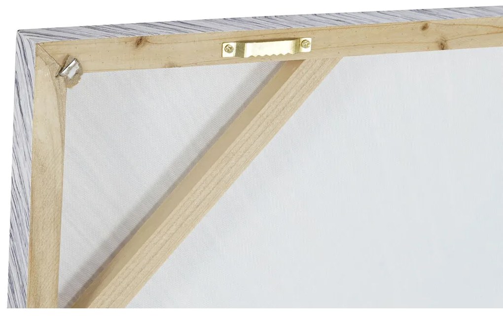 Καμβάς Home ESPRIT Λευκό Καφέ Μπεζ Χρυσό Βούδας Ανατολικó 70 x 3 x 100 cm (x2)