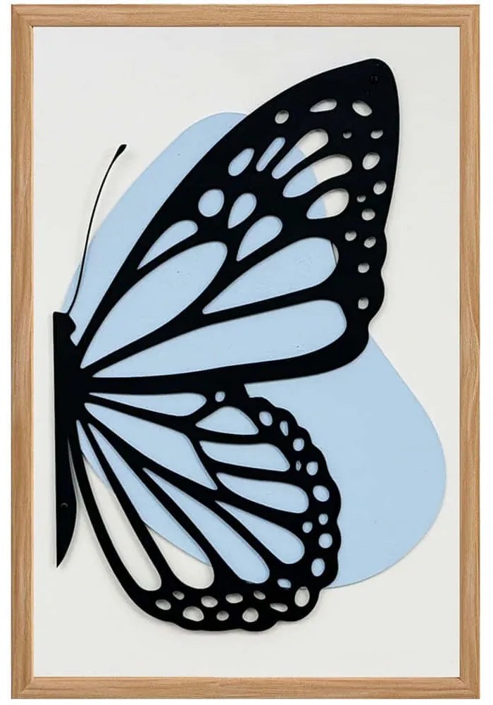 Κάδρο Aura Of Peace 923EGN1165 50x70cm Multi Wallity Κάθετοι Ξύλο,Μέταλλο
