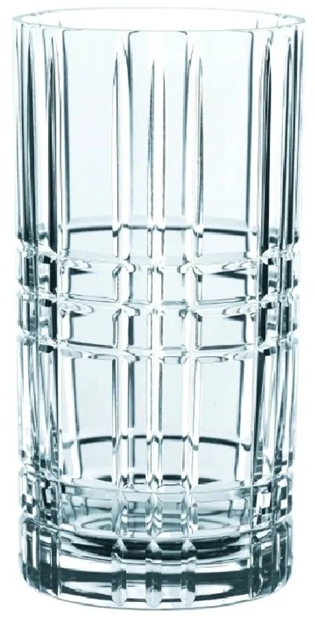 Ποτήρι Νερού Με Καλαμάκι Square (Σετ 4Τμχ) 103144 445ml Clear Nachtmann Crystal