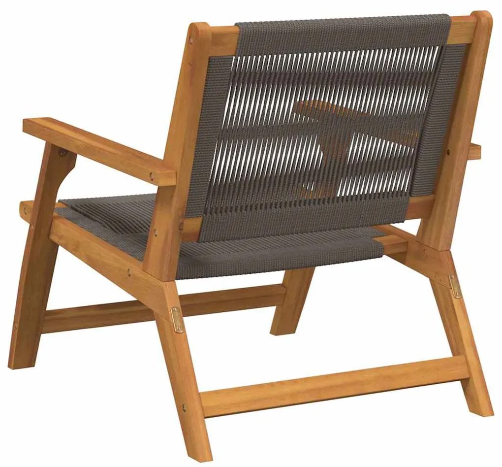 vidaXL Εξωτερικά Έπιπλα 2 pcs Γκρι 78 x 67 x 73εκ. Μασίφ ξύλο ακακίας