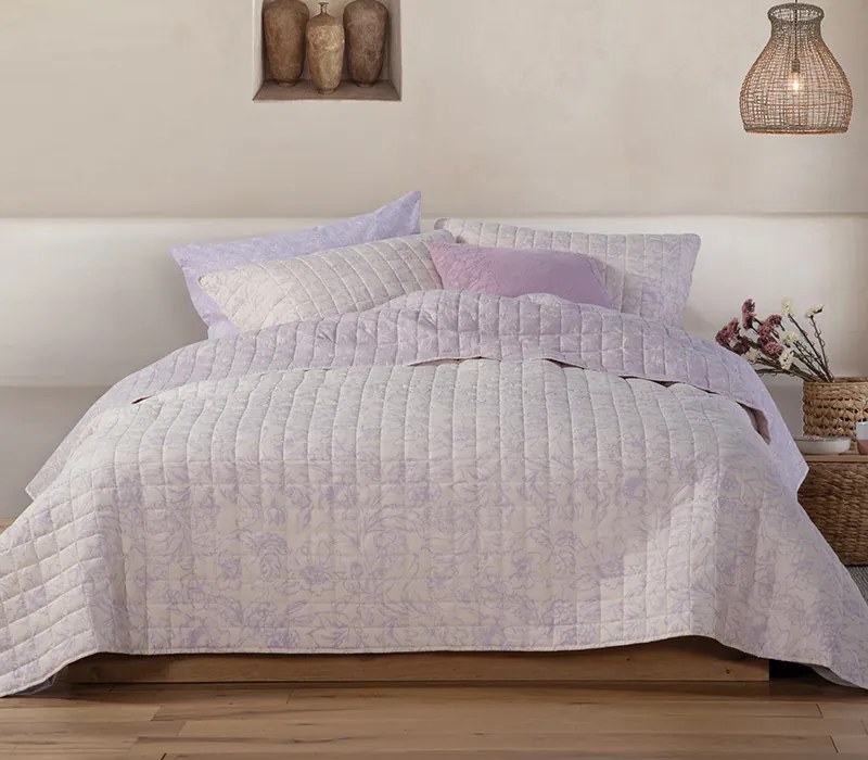 Κουβερλί Υπέρδιπλο Garnet Mauve 230x240 - Nef-Nef Homeware