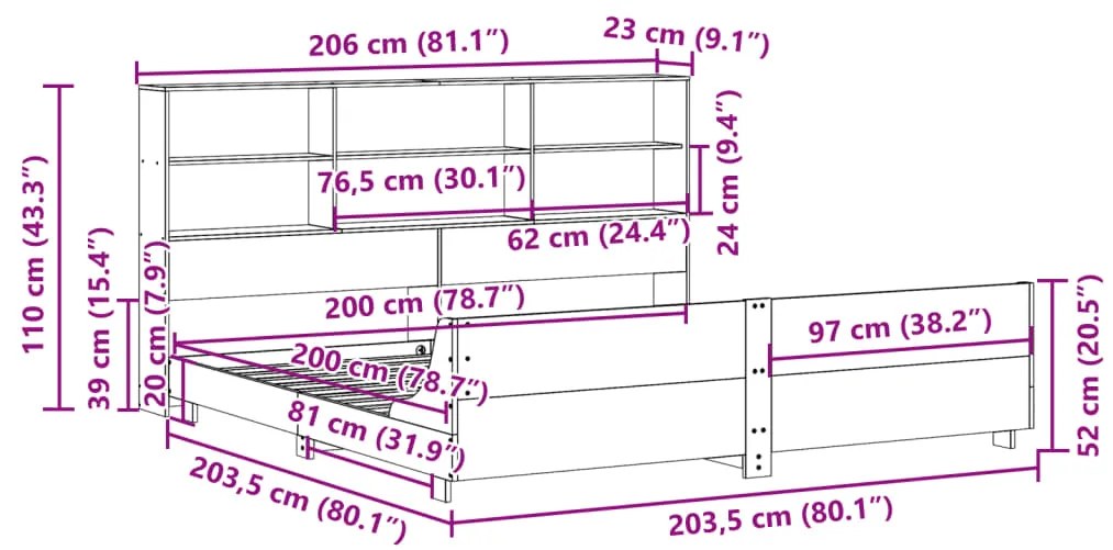 ΣΚΕΛΕΤΟΣ ΚΡΕΒ. ΧΩΡΙΣ ΣΤΡΩΜΑ ΚΑΦΕ ΚΕΡΙΟΥ 200X200 ΕΚ ΜΑΣΙΦ ΠΕΥΚΟ 3323679