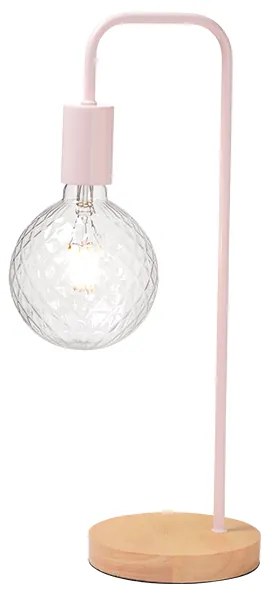 Φωτιστικό Επιτραπέζιο Aca KS1755TPW NAXOS Ροζ (Pink)
