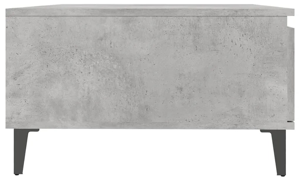 vidaXL Τραπεζάκι Σαλονιού Γκρι Σκυρ. 90x60x35 εκ. Επεξεργασμένο Ξύλο