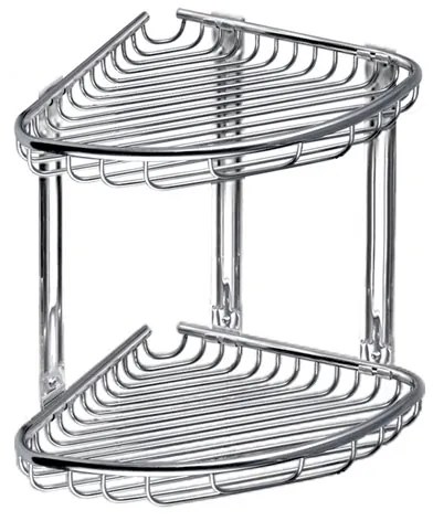 KARAG  RETI Καλάθι γωνιακό σχαρωτό RETI 963777 Χρωμέ KARAG 21x21x27cm KARAG-3800201580045
