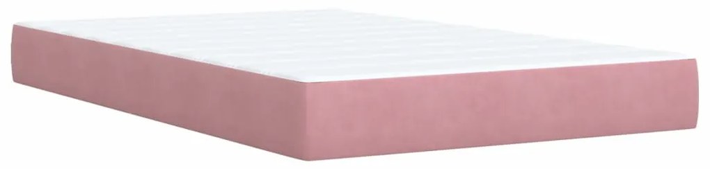 ΚΡΕΒΑΤΙ BOXSPRING ΜΕ ΣΤΡΩΜΑ ΡΟΖ 120X200 ΕΚ. ΒΕΛΟΥΔΙΝΟ 3287715