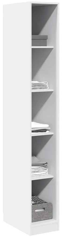 vidaXL Ντουλάπα Λευκή 30x50x200 εκ. από Επεξεργασμένο Ξύλο