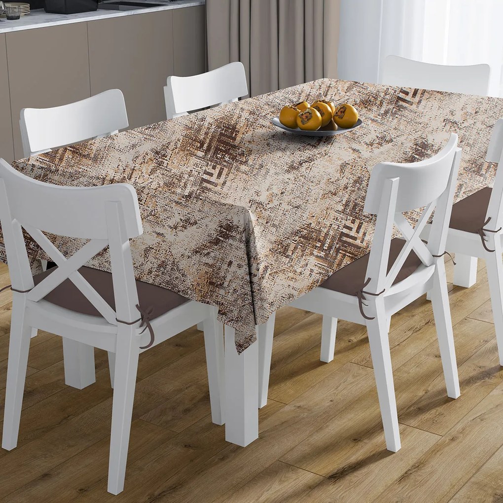 Αλέκιαστο Τραπεζομάντηλο (180x300) Dimcol Skid Marks 472 Beige