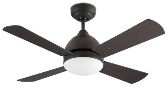 Ανεμιστήρας Οροφής Ατσάλι 40W Borneo H39,2 Φ106,6 ForLight-VE-0006-MAR-Καφέ VE-0006-MAR