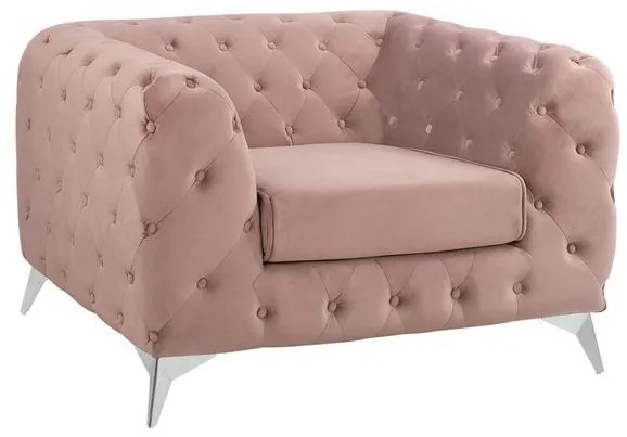 Πολυθρόνα ALBERT C3130.05 Βελούδο Σάπιο μήλο Τύπου Chesterfield 120Χ88Χ74Υ εκ. 120x88x74 εκ.