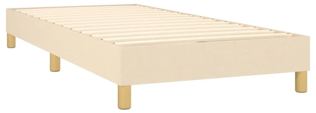 ΚΡΕΒΑΤΙ BOXSPRING ΜΕ ΣΤΡΩΜΑ ΚΡΕΜ 100 X 200 ΕΚ. ΥΦΑΣΜΑΤΙΝΟ 3126786