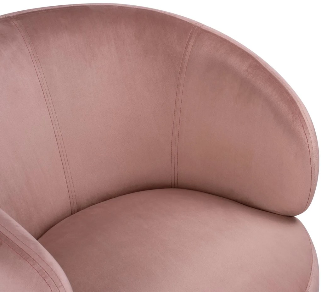 Πολυθρόνα ARIEN C8403.02 Βελούδο Σάπιο Μήλο με Χρυσή Βάση 80x75x82Υ εκ. 80x75x82 εκ.