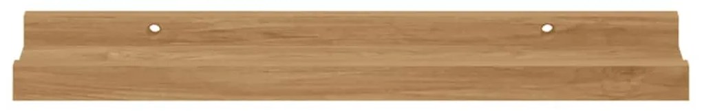 vidaXL Ράφι Τοίχου με ράφι 4 pcs Καφέ 40 x 9 x 3 cm Επεξεργασμένο ξύλο