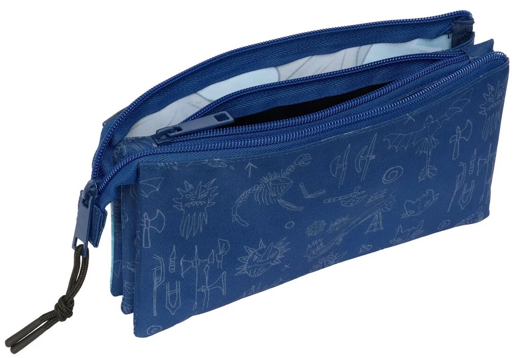 Κασετίνα Safta Σκούρο μπλε 22 x 12 x 3 cm