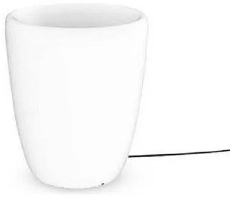 Φωτιζόμενη Γλάστρα Εξωτ.Χώρου FLOWERPOT S 9711 Nowodvorski-9711-Λευκό 9711