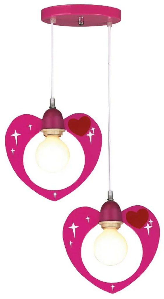 Φωτιστικό Bambini Luminaires MD70832 Pink Mdf