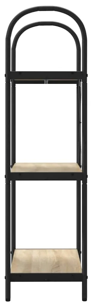 vidaXL Ράφι Βιβλίων Sonoma Δρυς 60 x 30 x 109 εκ Επεξεργασμένο ξύλο