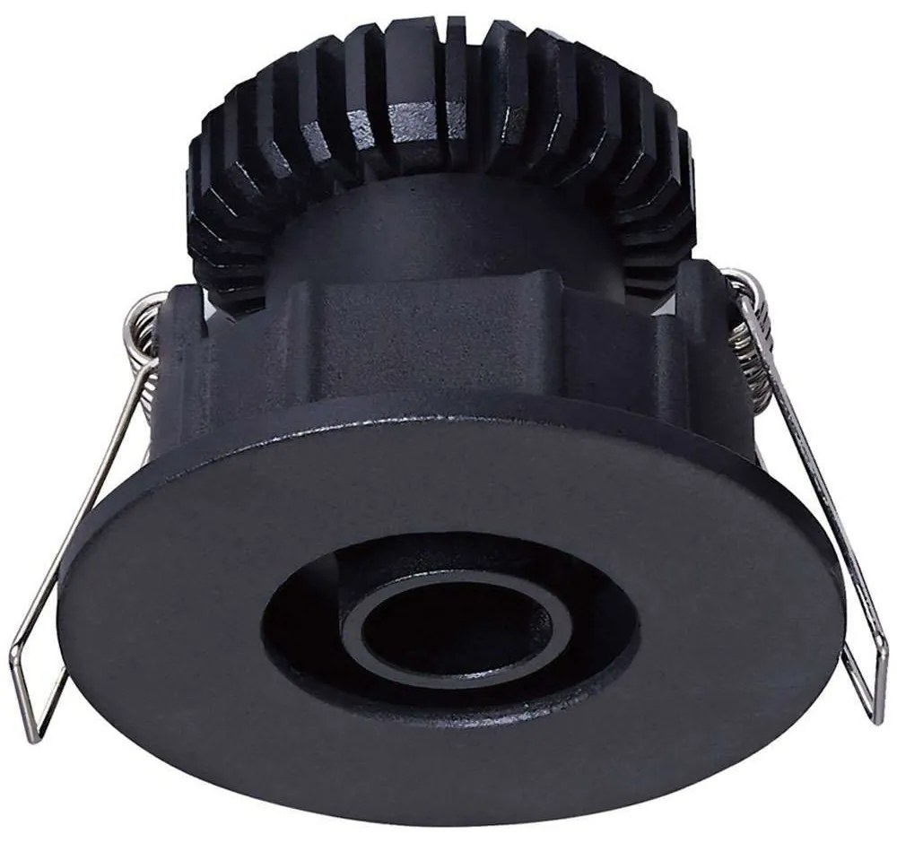 Σποτ Χωνευτό VK/04340/B/C Φ6,8cm Led 135Lm 3W 4000K Black VKLed Στρόγγυλο