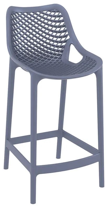 Σκαμπό Μπαρ Air 65 Dark Grey