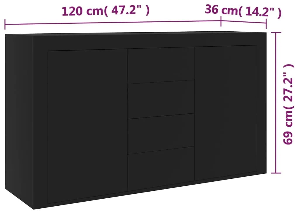 ΜΠΟΥΦΕΣ ΜΑΥΡΟΣ 120 X 36 X 69 ΕΚ. ΑΠΟ ΜΟΡΙΟΣΑΝΙΔΑ 801842