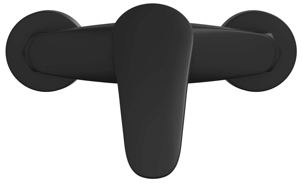 vidaXL Μίξερ ντους Μαύρο G 1 / 2 ίντσες