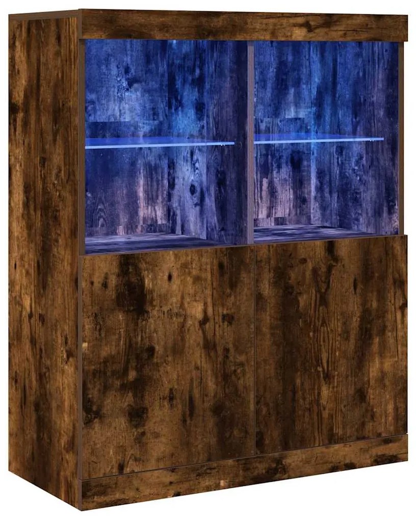 Ντουλάπι Καπνιστή Δρυς 81x37x100 εκ. Επεξεργασμένο Ξύλο 3318621