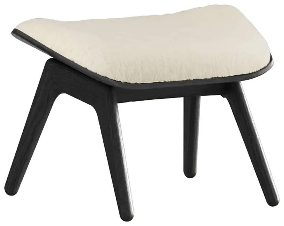 Σκαμπό The Reader Teddy Bear Ottoman 60x46x42cm Black Oak-White Umage