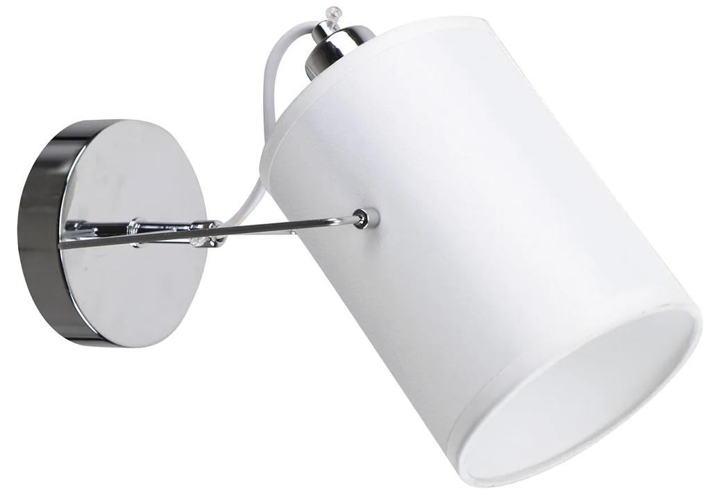 KQ 2654/1 SHIRO CHROME AND WHITE WALL LAMP Δ4 HOMELIGHTING 77-8099
