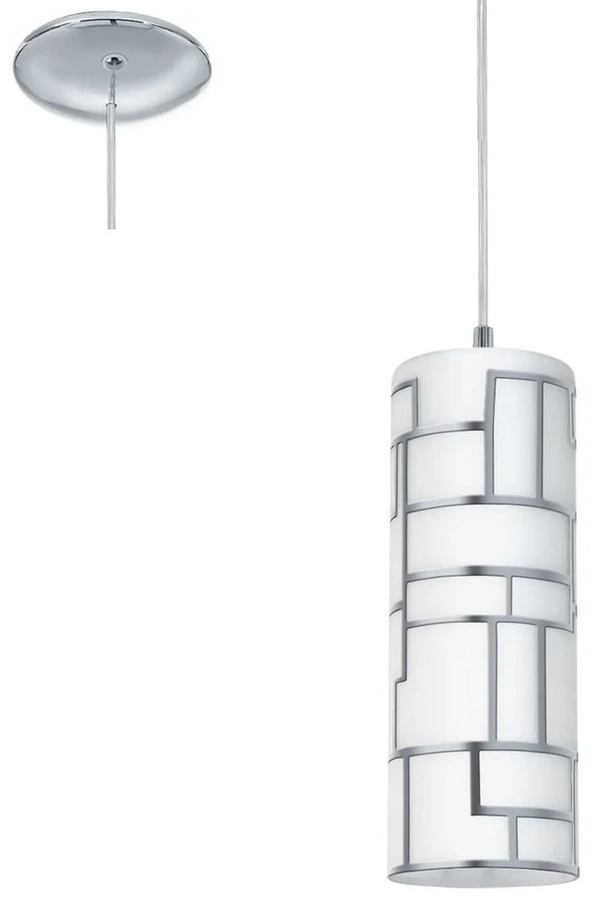 Φωτιστικό Οροφής Bayman 92562 White Eglo Metal, Glass