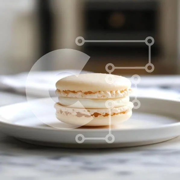 Σετ των 2 Intra Συλλεκτικό Ξύλινο Παζλ Plywood 4mm - Νόστιμο επιδόρπιο μακαρόν Σε Ξύλινο Κουτί - Διαστάσεις: 10x10 cm – 25 κομμάτια