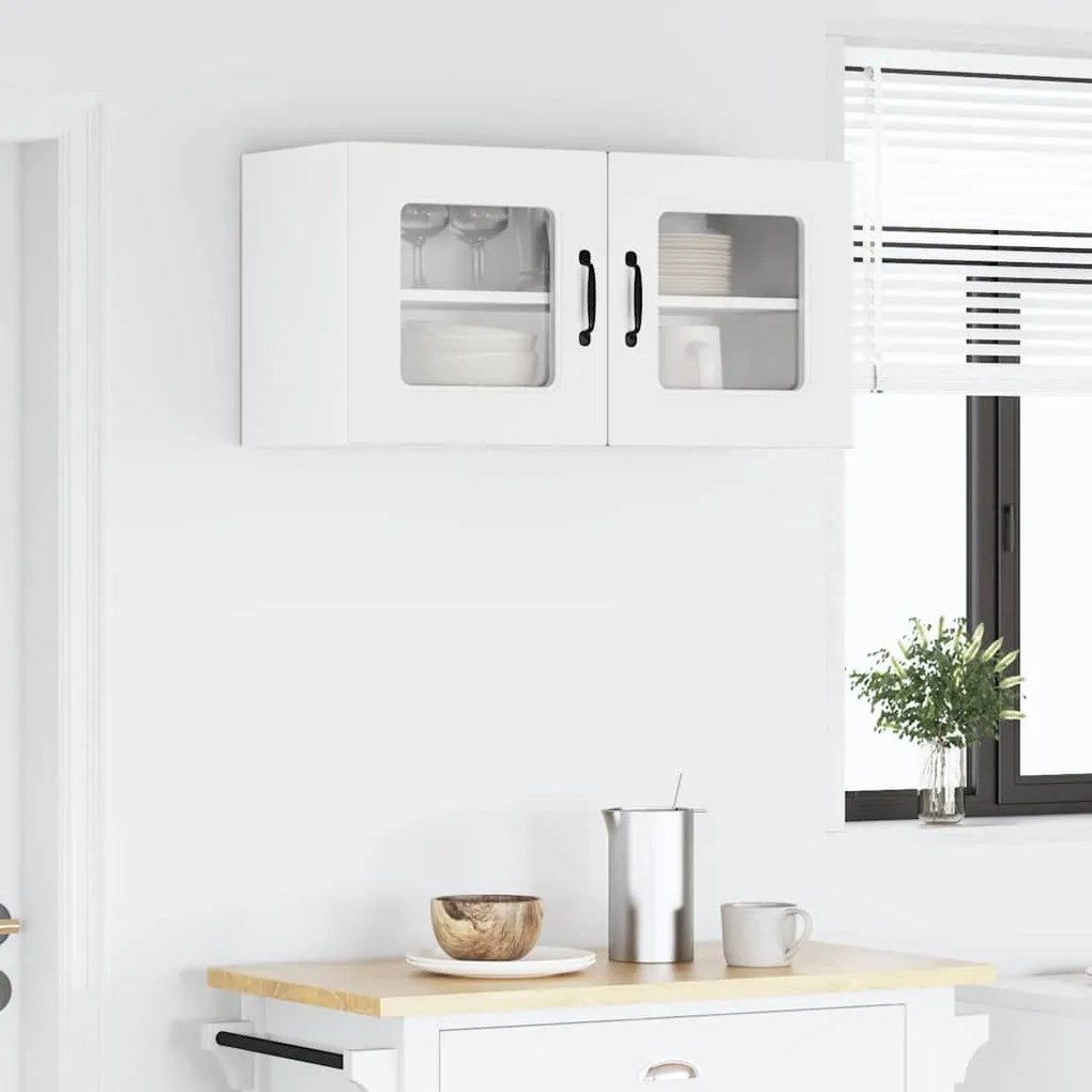 vidaXL Ντουλάπα Κουζίνας με αποθήκευση Kalmar Λευκό 80 x 31 x 40 εκ