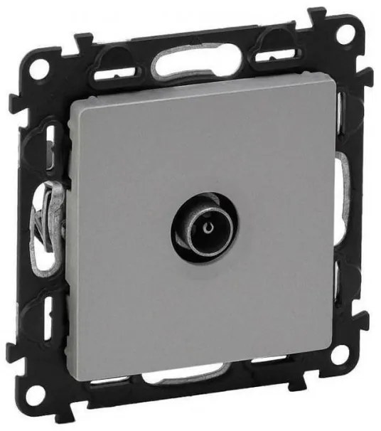 Πρίζα TV Διέλευσης Αλουμίνιο Valena Life 753361 Legrand-753361-Αλουμίνιο 753361
