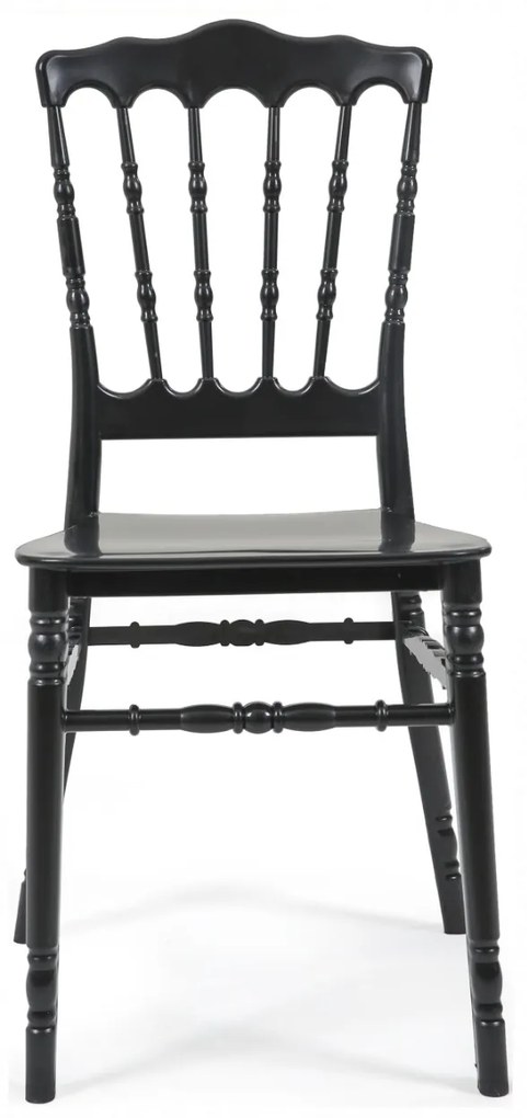 Chair Napoleon-PP Black*  metax-01-00-1545 διάστ.43.0000 x 40.0000 x 90.0000