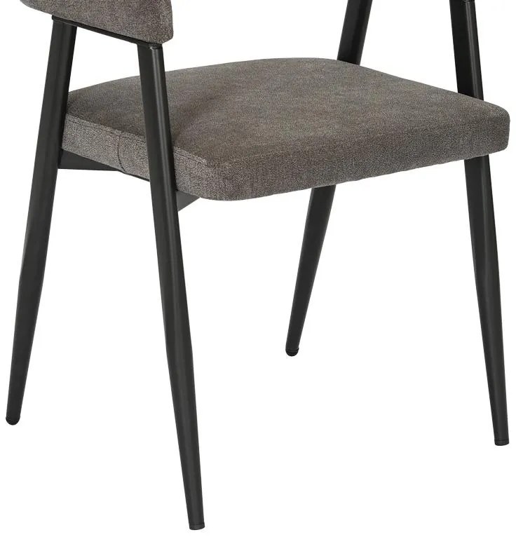 Καρέκλα - Πολυθρόνα Sezan ύφασμα σε ανθρακί απόχρωση 56x55x78εκ 2αδα 56x55x78 εκ.