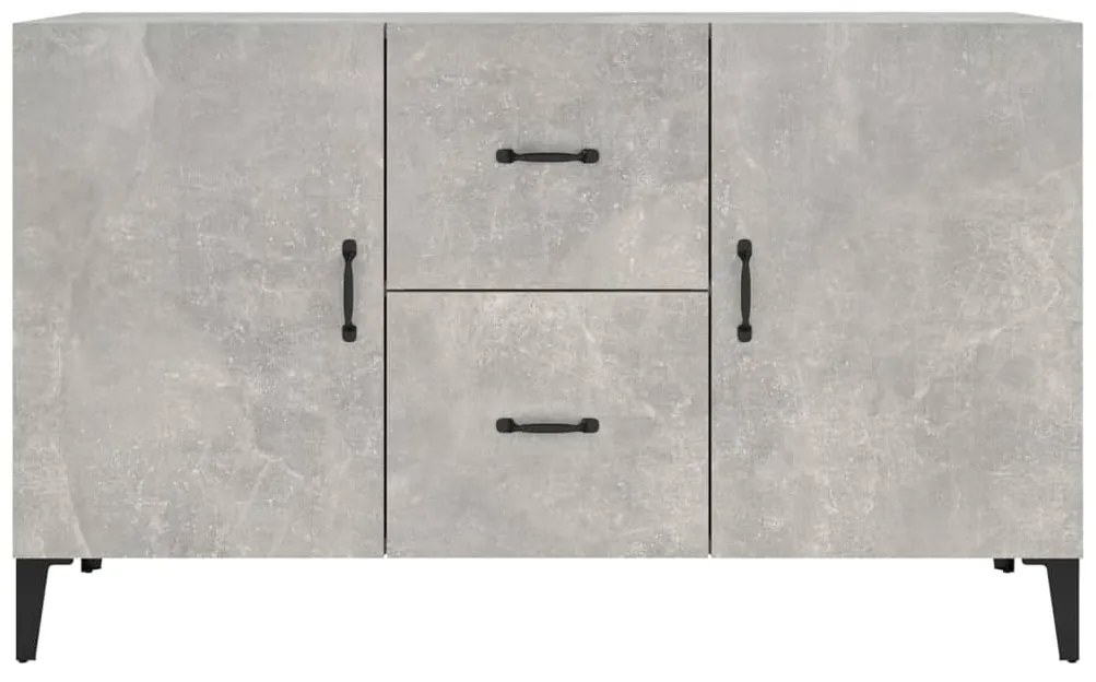 vidaXL Ντουλάπι Γκρι Σκυροδέματος 100 x 36 x 60 εκ. Επεξεργασμένο Ξύλο