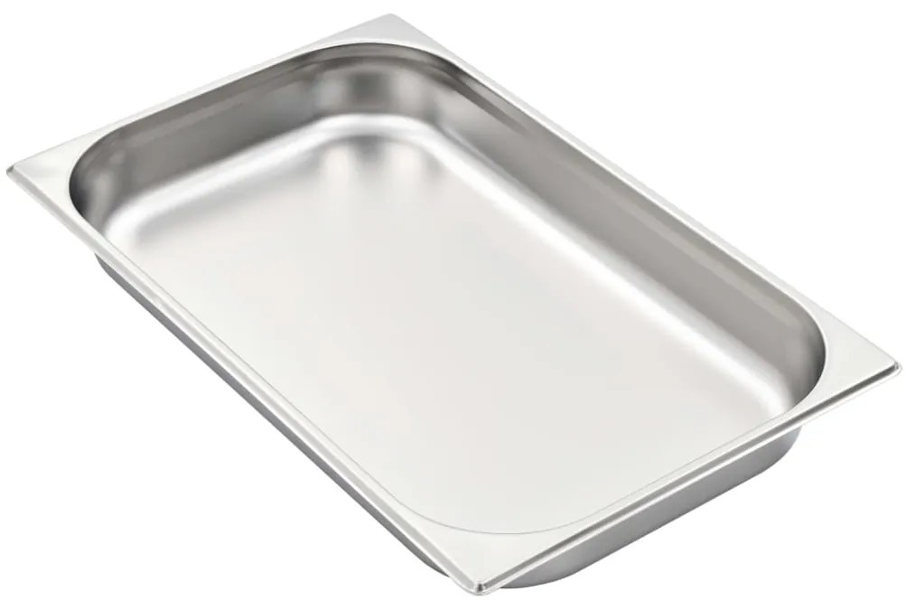 vidaXL Λεκάνες Gastronorm 4 τεμ. GN 1/1 65 χιλ. από Ανοξείδωτο Ατσάλι