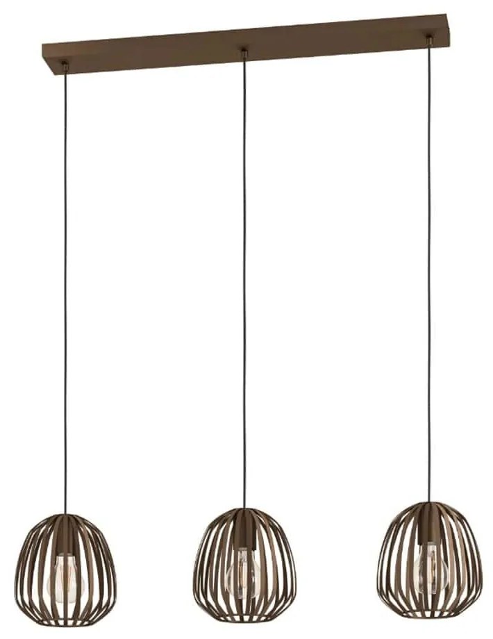 Φωτιστικό Οροφής - Ράγα Espinal 901098 90x19,5x110cm 3xE27 Bronze Eglo