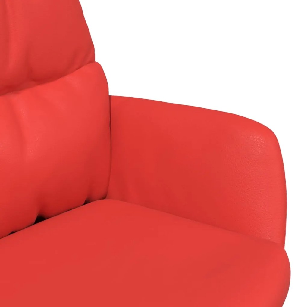 vidaXL Πολυθρόνα Relax Κόκκινη από Συνθετικό Δέρμα
