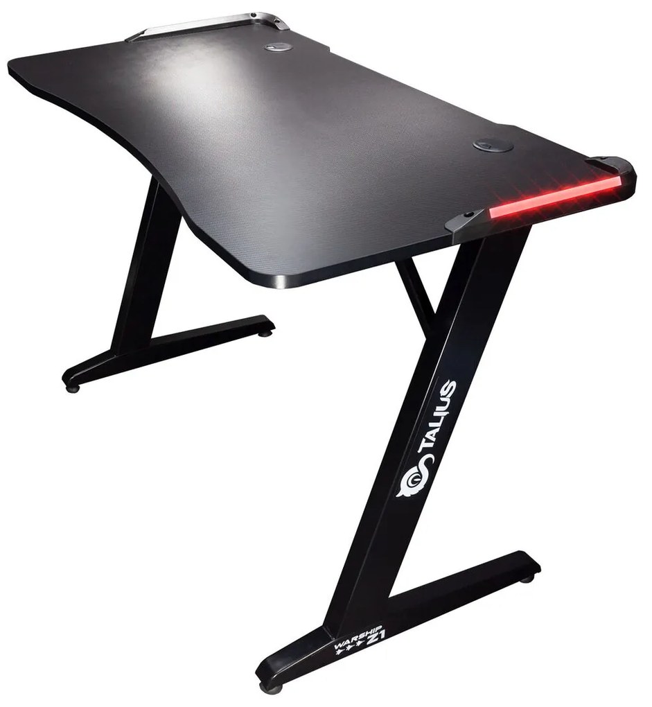 Γραφείο Gaming Talius Warship Z1 110 x 60 x 75 cm Μαύρο