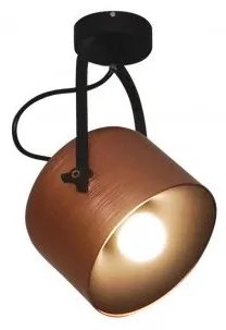 Πλαφονιέρα Φωτιστικό Οροφής 1xE27 Φ27cm Archie Homelighting 77-4231 Μαύρο