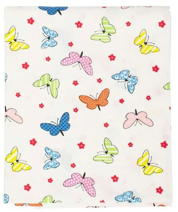 Σεντόνι Παιδικό Σετ 3Τμχ Butterfly 49 Rotary Print Multi DimCol Μονό 160x240cm 100% Cotton