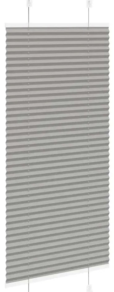 vidaXL Πλισέ περσίδα Ανθρακί 65x100 cm Πλάτος υφάσματος 64,4 cm