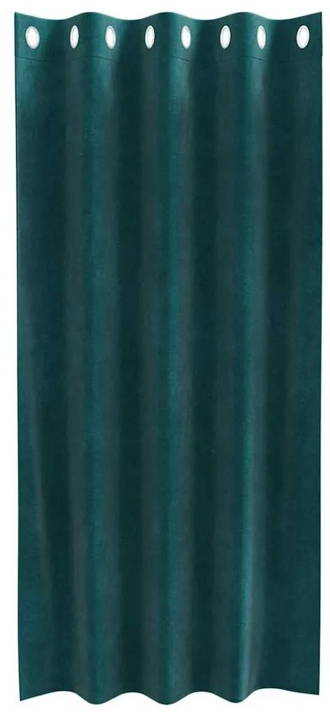 vidaXL Κουρτίνες 2 pcs Σκούρο Πράσινο 140 x 175 cm Βελούδο