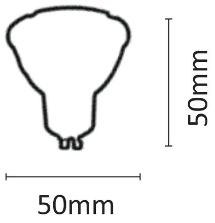 Λαμπτήρας GU10 LED 5,5watt 4000K Φυσικό Λευκό (7.10.05.09.2) - 7.10.05.09.2