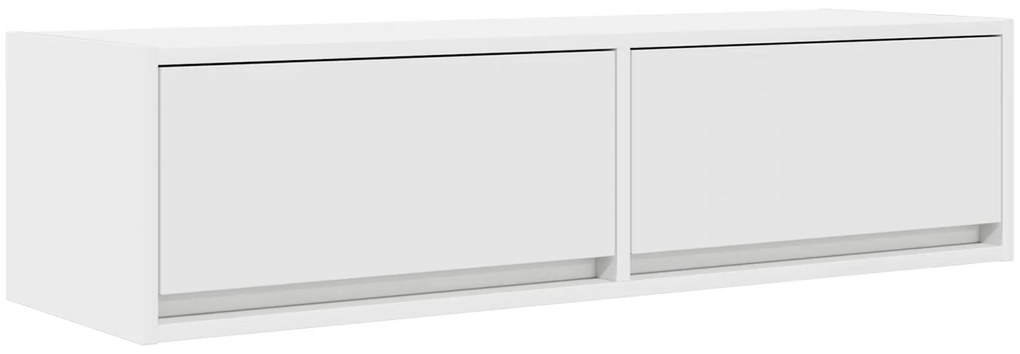 vidaXL Ντουλάπι Τηλεόρασης Λευκό 100x31x25,5 εκ Επεξεργασμένο Ξύλο