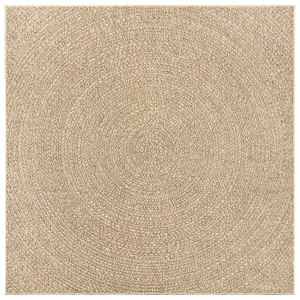 vidaXL Χαλί ZIZUR Όψη Γιούτας Εσωτ. &amp; Εξωτ. Χώρου 240x240 εκ.