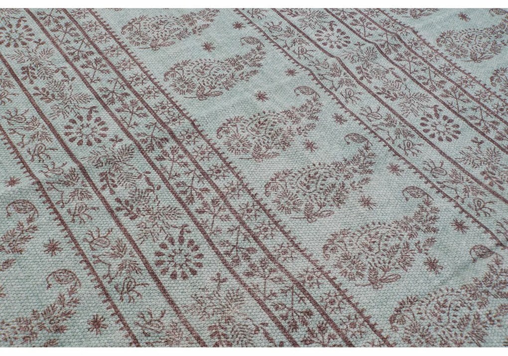 Χαλί DKD Home Decor 160 x 230 x 0,4 cm Μπλε πολυεστέρας Πράσινο Άραβας (x2)